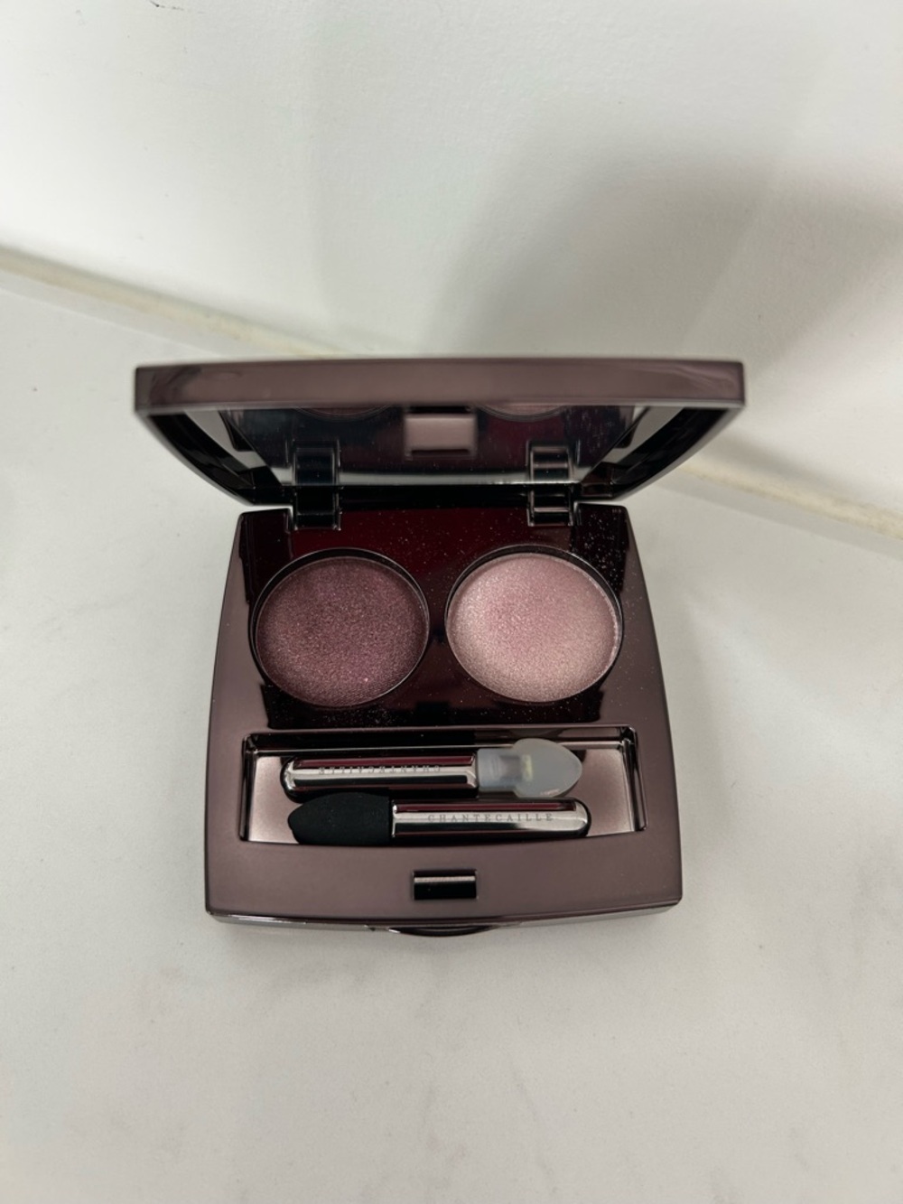 Chantecaille Rose and Blush Shimmer Eyeshadow Duo
